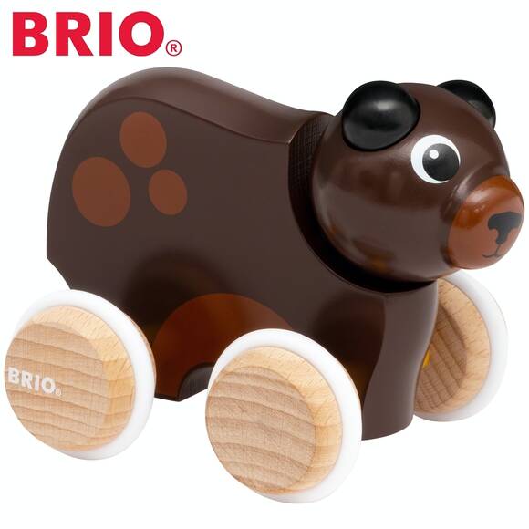 BRIO Lustiger Schiebe-Bär von Brio