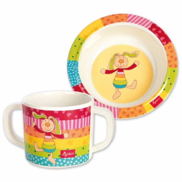 Sigikid Melamin Kindergeschirr Rainbow von Sigikid