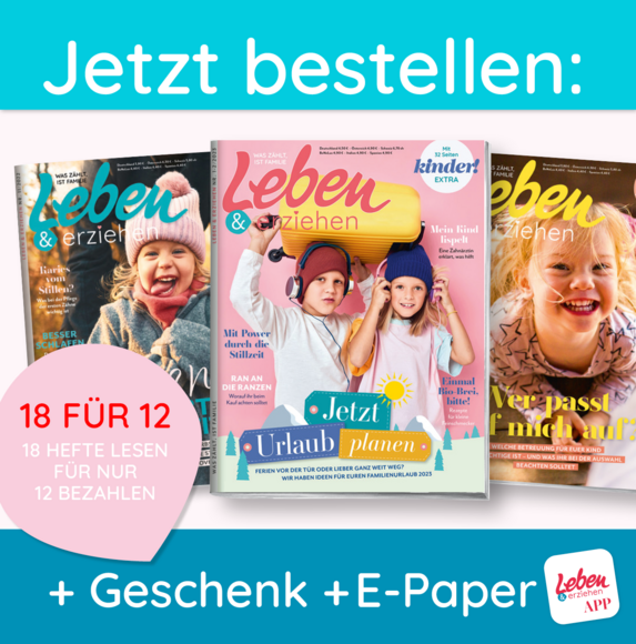 Junior Medien Leben & erziehen - 18 für 12 (6 Gratishefte)