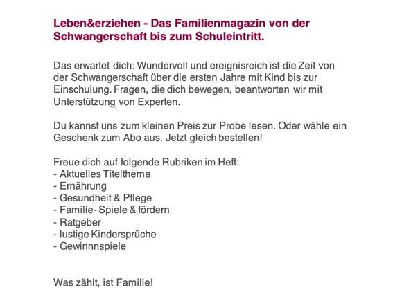 Junior Medien Leben & erziehen