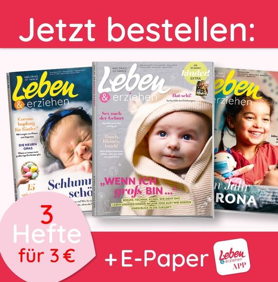 Junior Medien Leben & erziehen - 3 Ausgaben für 3€